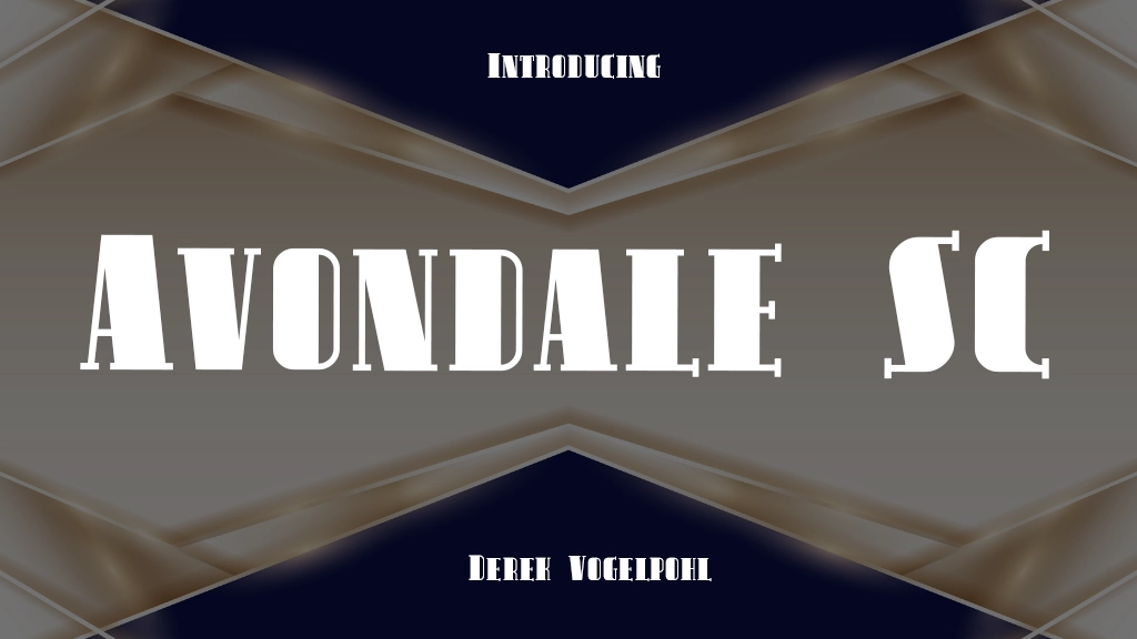 Avondale SC Font Sample Image 1