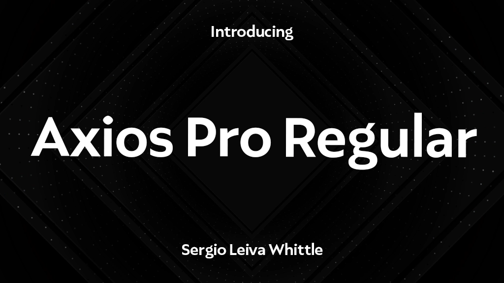 Axios Pro Regular Font Sample Image 1