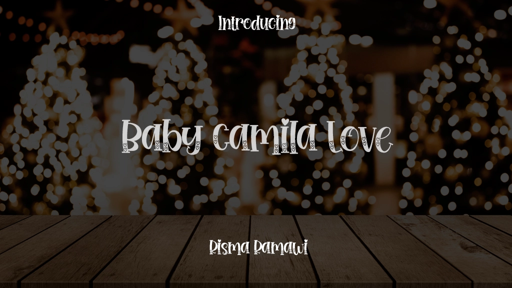 Baby Camila Love 글꼴 샘플 이미지  1