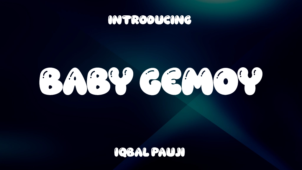 baby Gemoy Font Sample Image 1