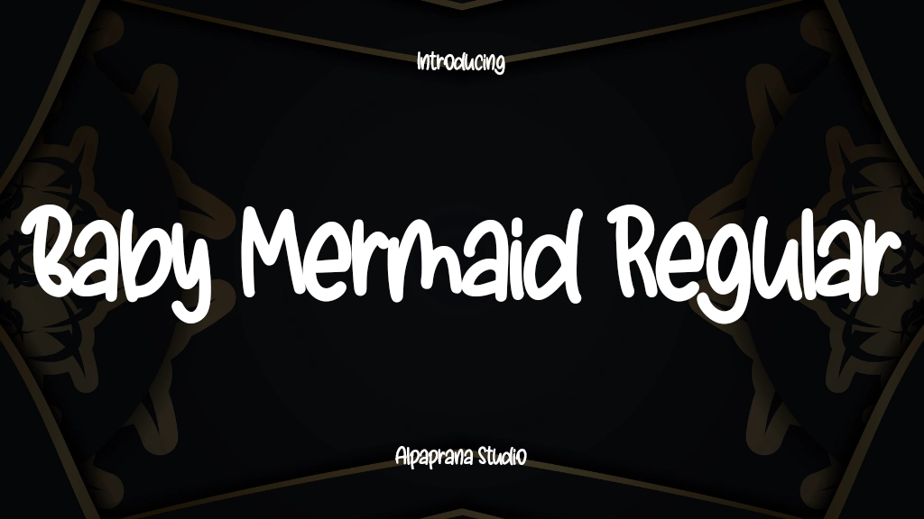 Baby Mermaid Regular Font Sample Image 1