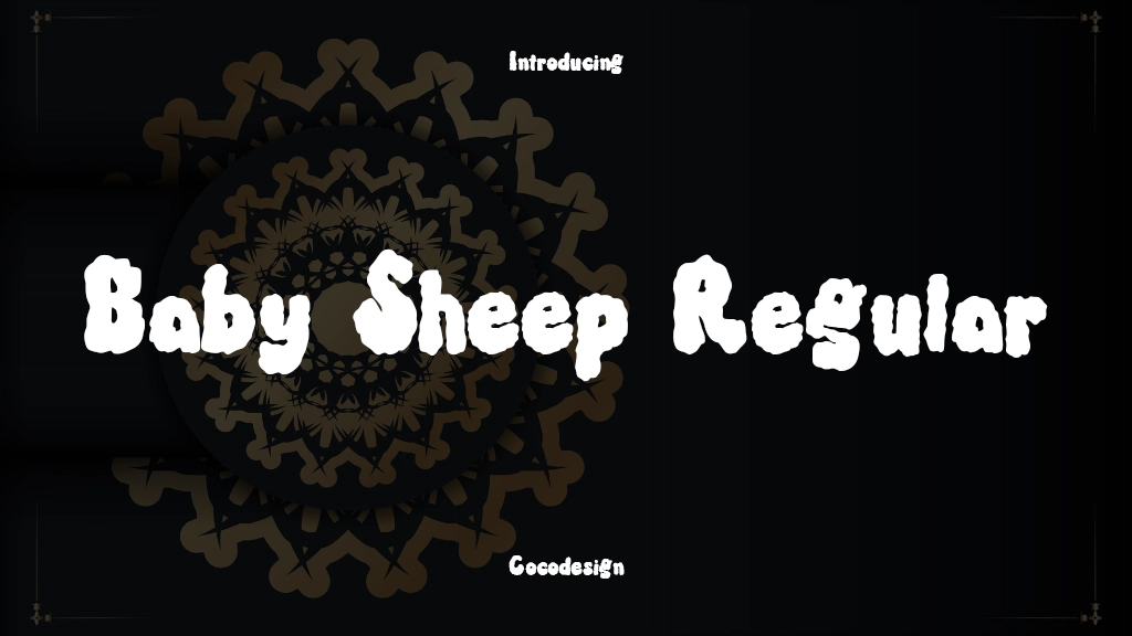 Baby Sheep Regular Font Sample Image 1