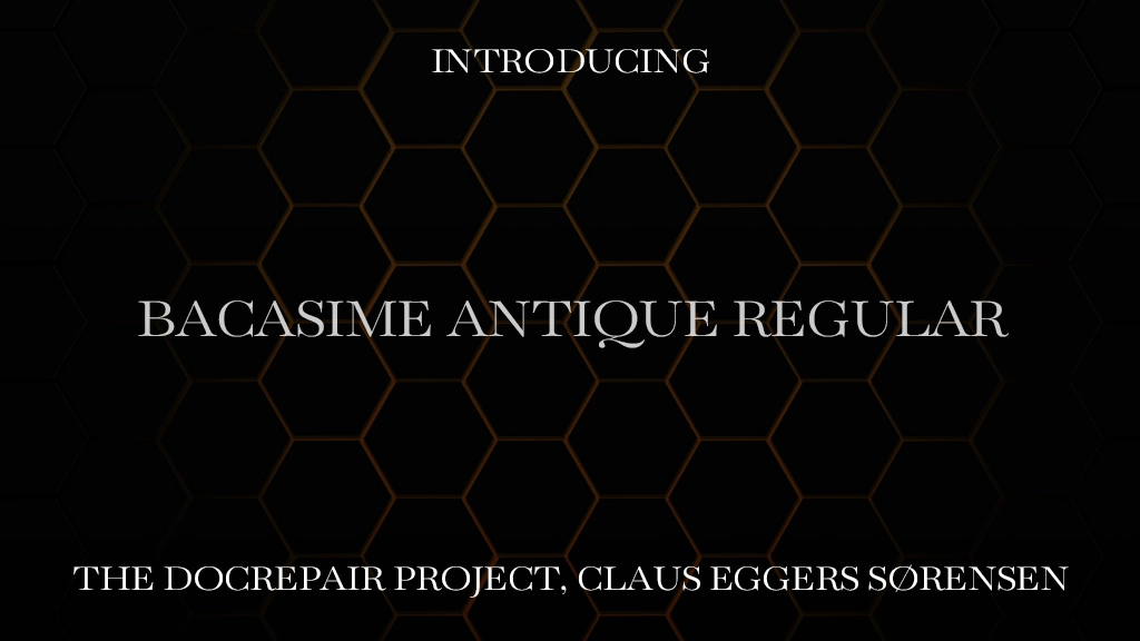 Bacasime Antique Regular Font Sample Images  1