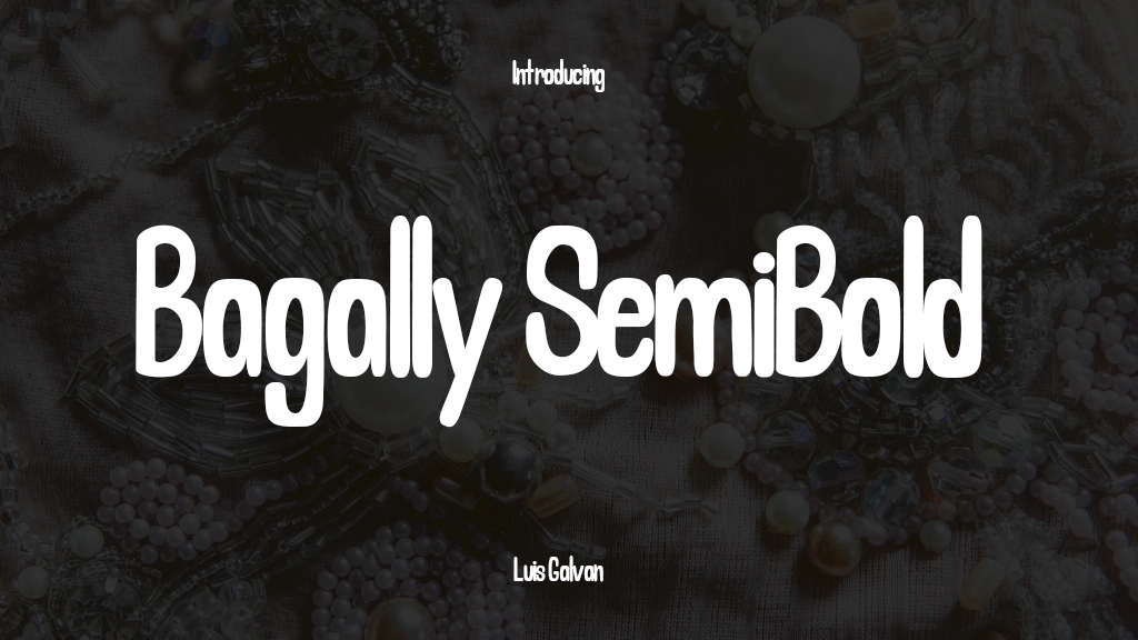 Bagally SemiBold Font Sample Image 1