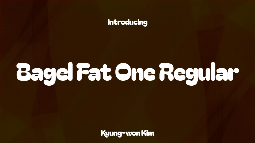 Bagel Fat One Regular Font Sample Image 1