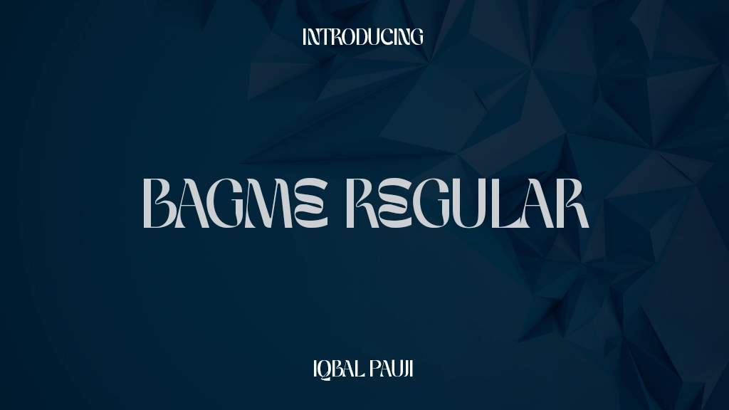 Bagme Regular Font Sample Images  1