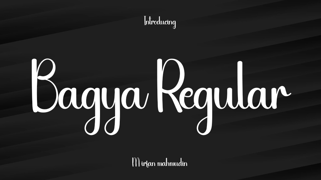 Bagya Regular Font Sample Image 1