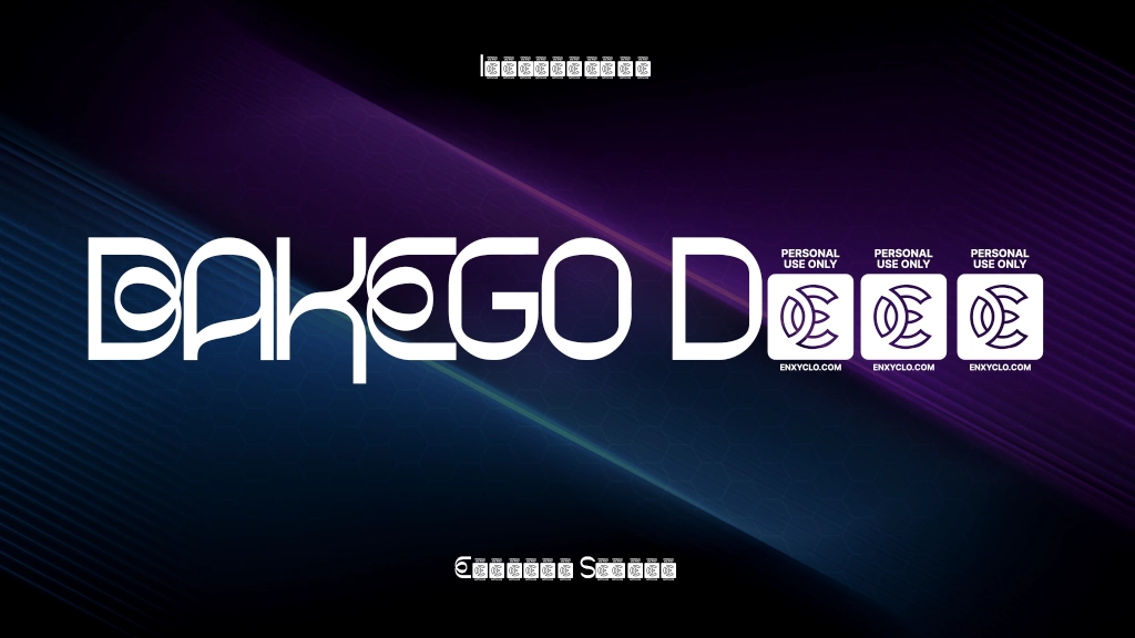 BAKEGO Demo Font Sample Image 1