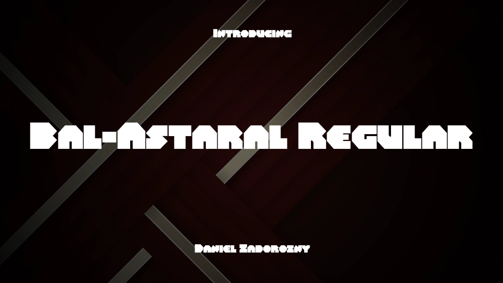 Bal-Astaral Regular Font Sample Image 1