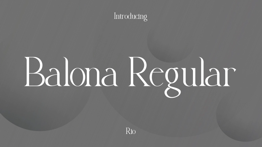 Balona Regular Font Sample Image 1