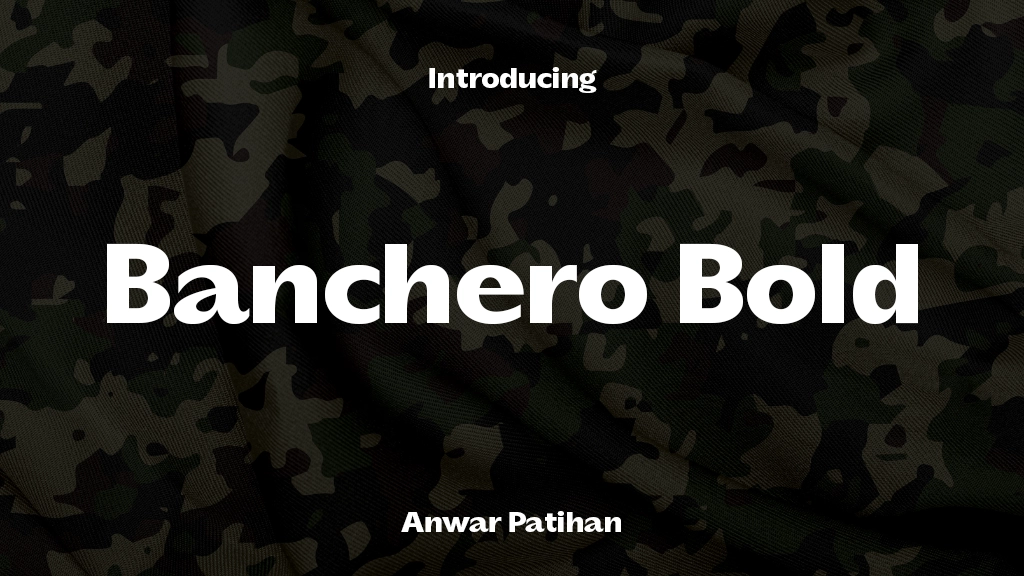 Banchero Bold Font Sample Image 1