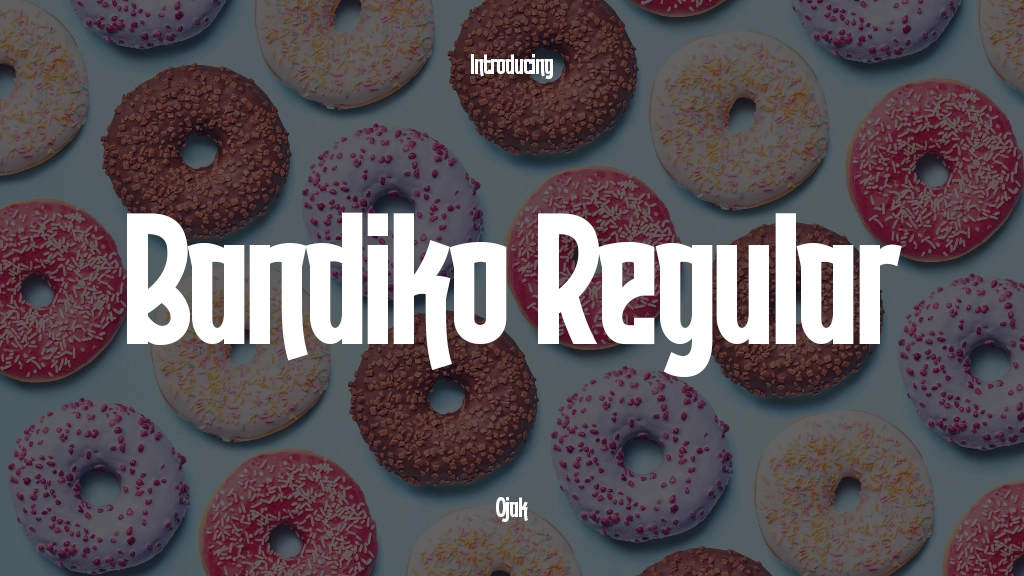 Bandiko trial Regular Font Sample Image 1