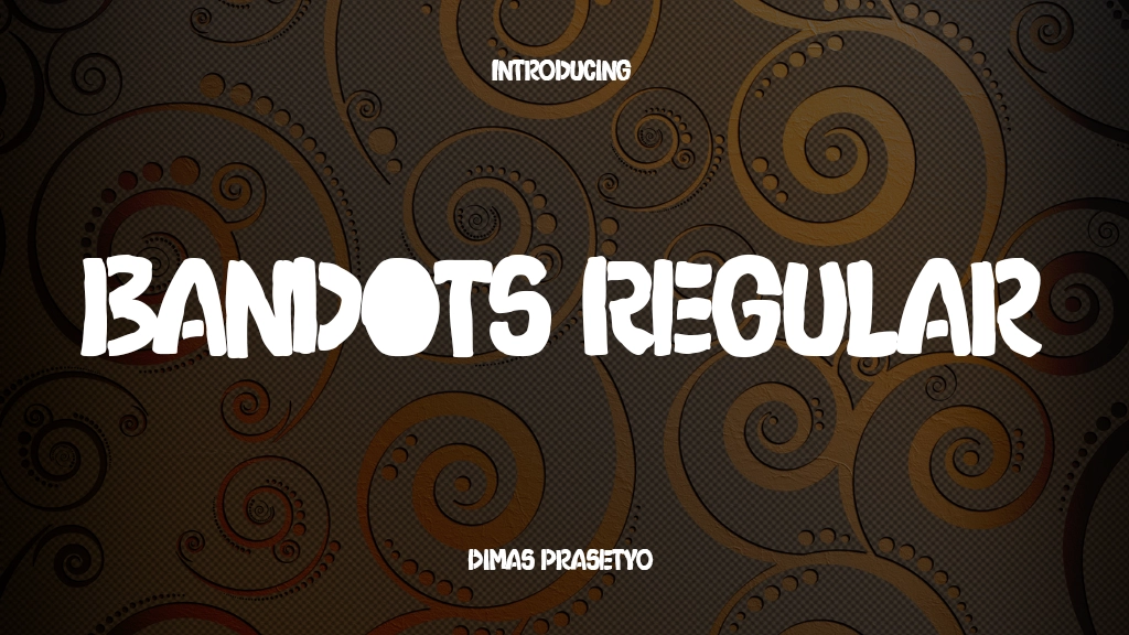 BandOts Regular Font Sample Image 1