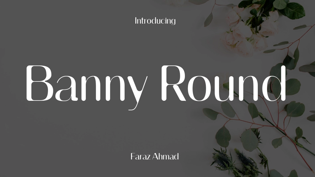 Banny Round Font Sample Image 1