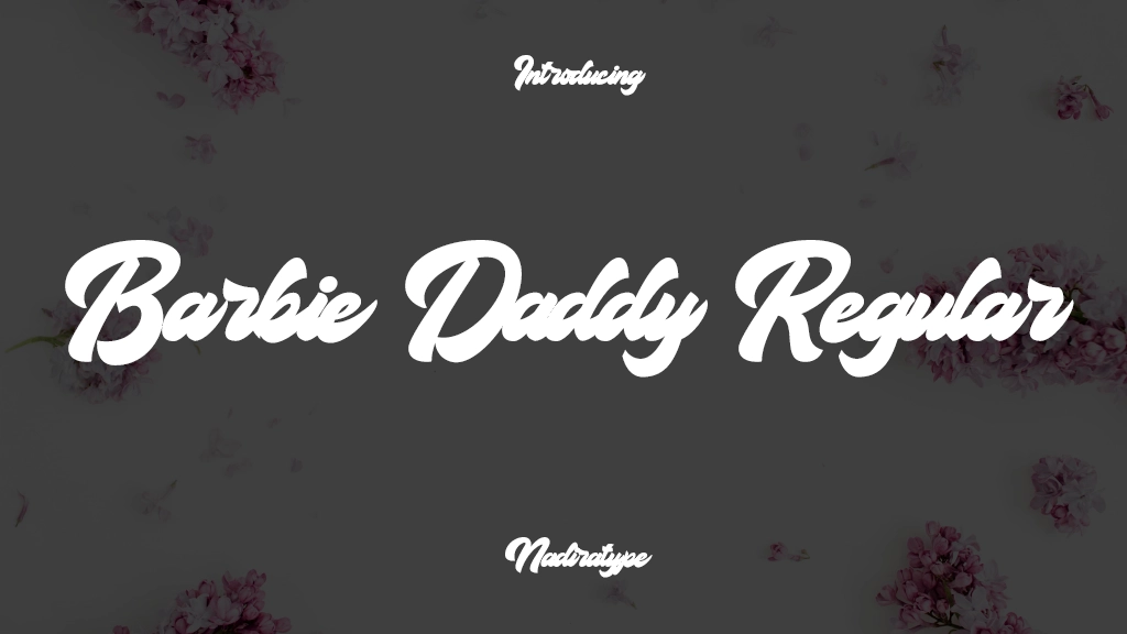 Barbie Daddy Regular Font Sample Image 1