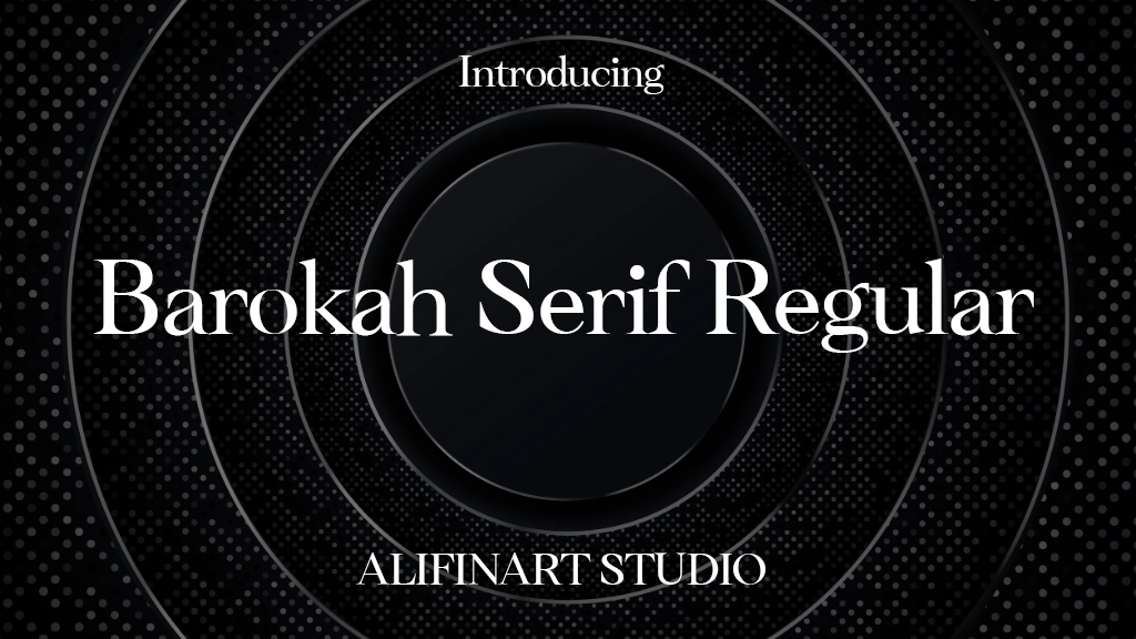 Barokah Serif Regular Font Sample Image 1