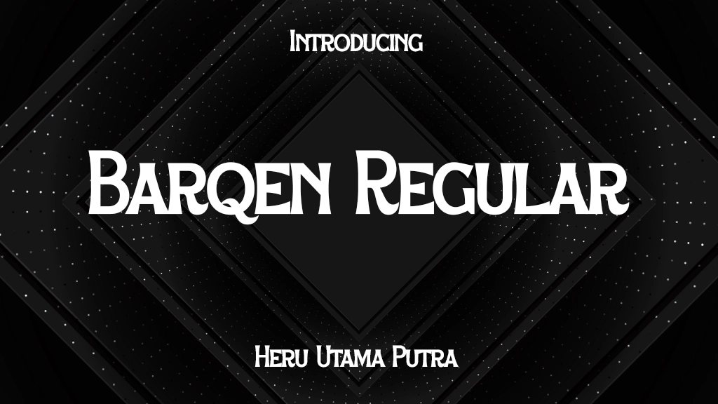 Barqen Regular Font Sample Image 1