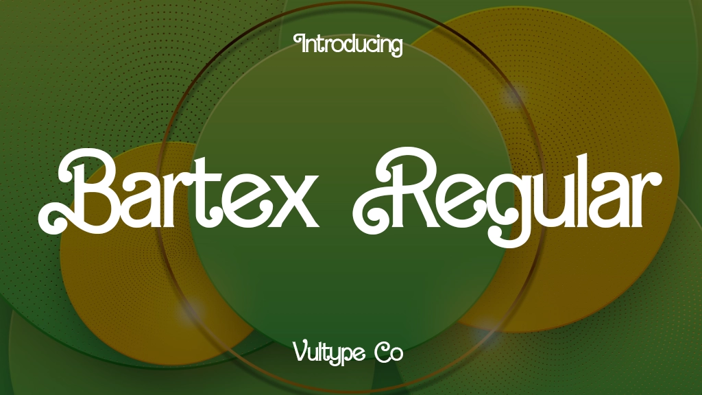 Bartex Regular Font Sample Image 1