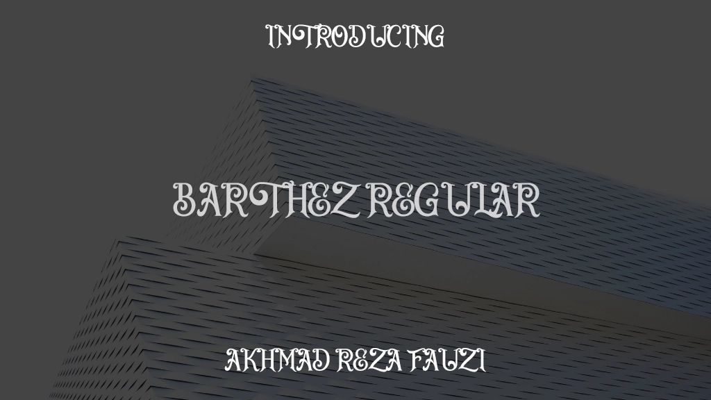 Barthez Regular Font Sample Images  1