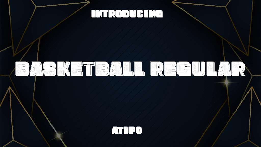 Basketball Regular Font Sample Image 1