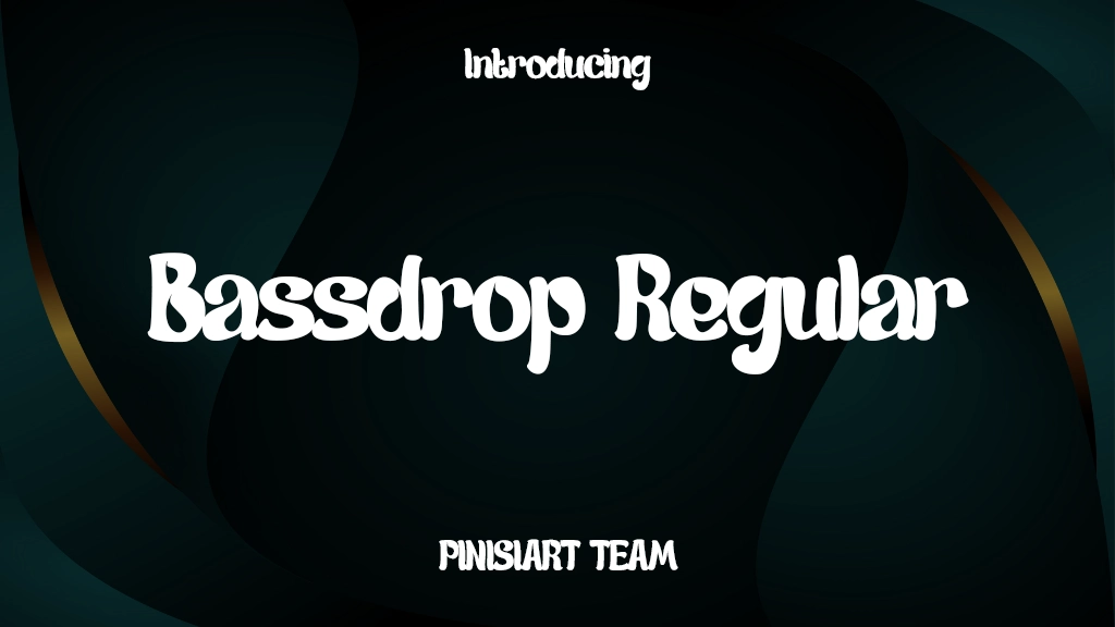 Bassdrop Regular Font Sample Image 1