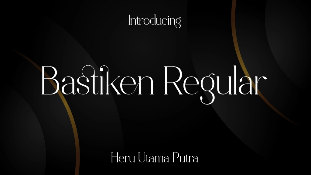 Bastiken Regular Font Sample Image 1