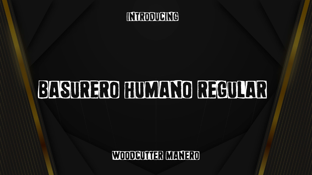 Basurero Humano Regular Font Sample Image 1