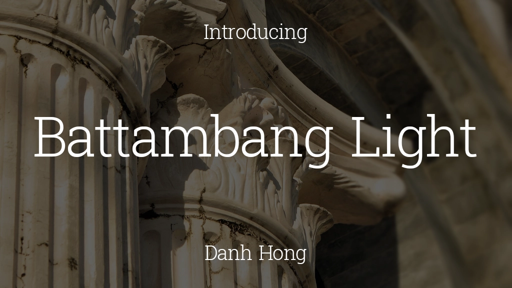 Battambang Light Font Sample Image 1