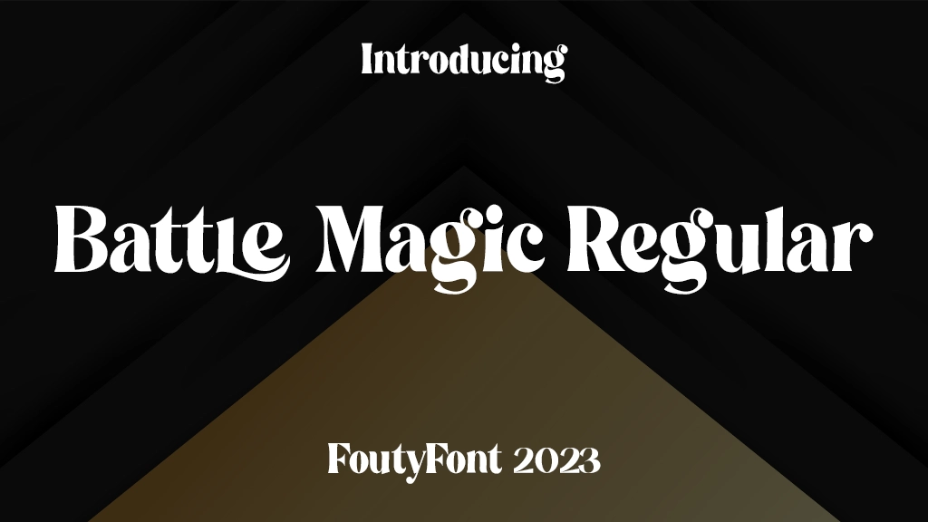 Battle Magic Personal Regular Font Sample Image 1