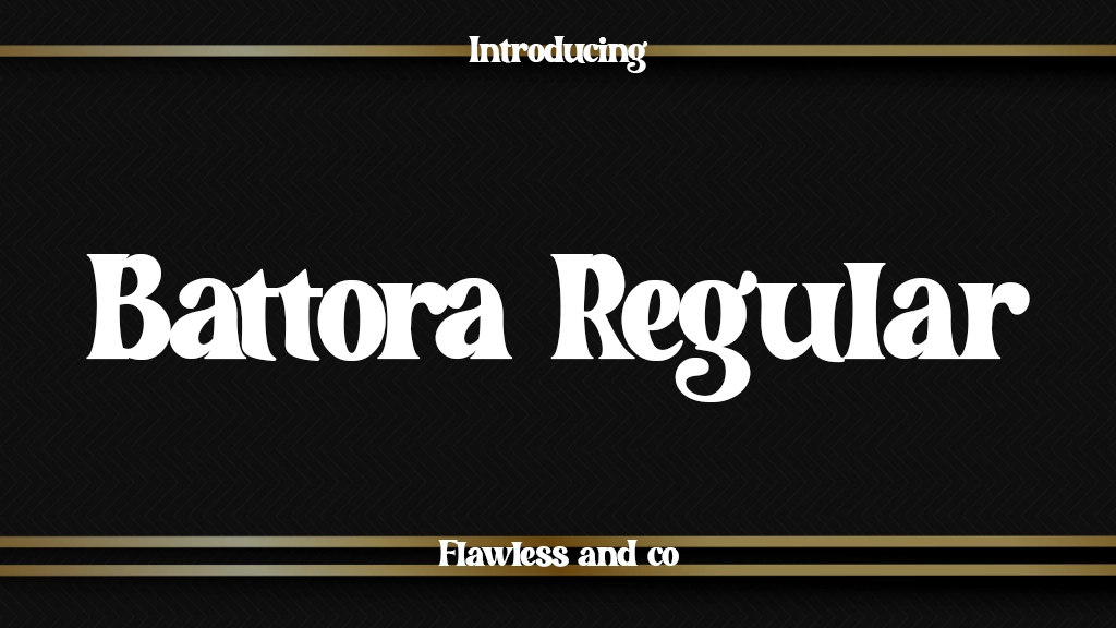 Battora Regular Font Sample Image 1