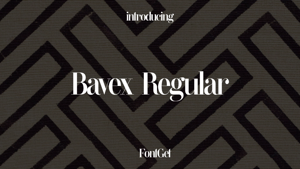 Bavex Regular Font Sample Images  1