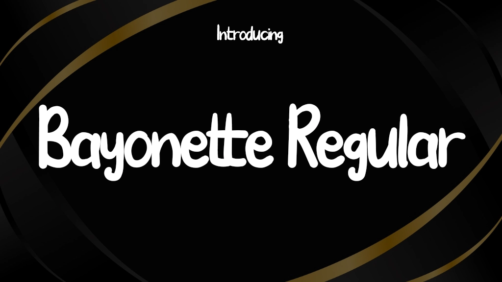 Bayonette Regular Font Sample Image 1