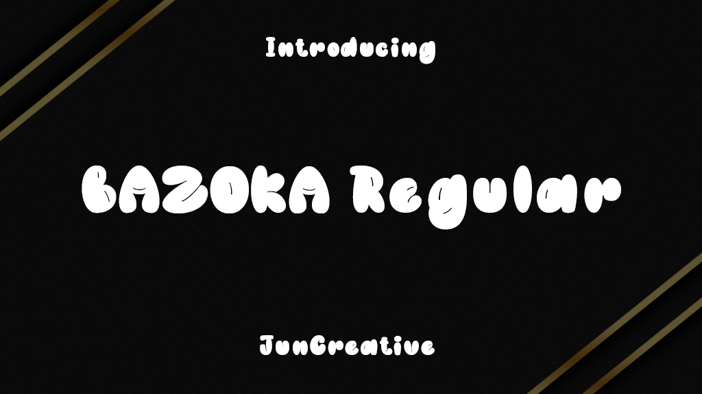 Bazoka Regular Font Sample Image 1