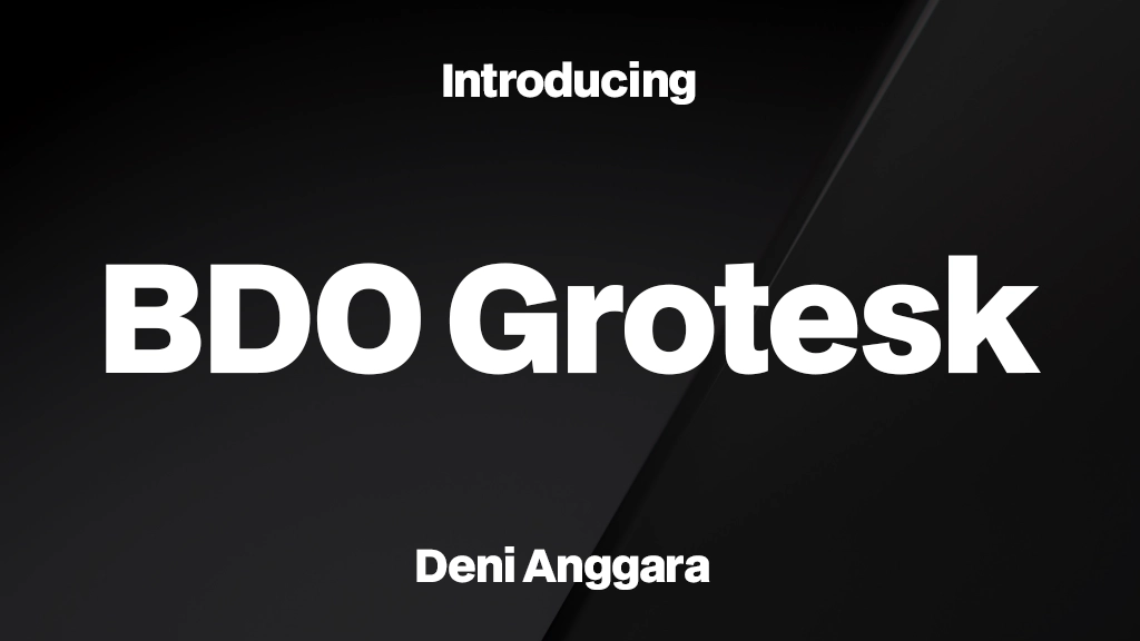 BDO Grotesk Font Family Font Sample Image 1