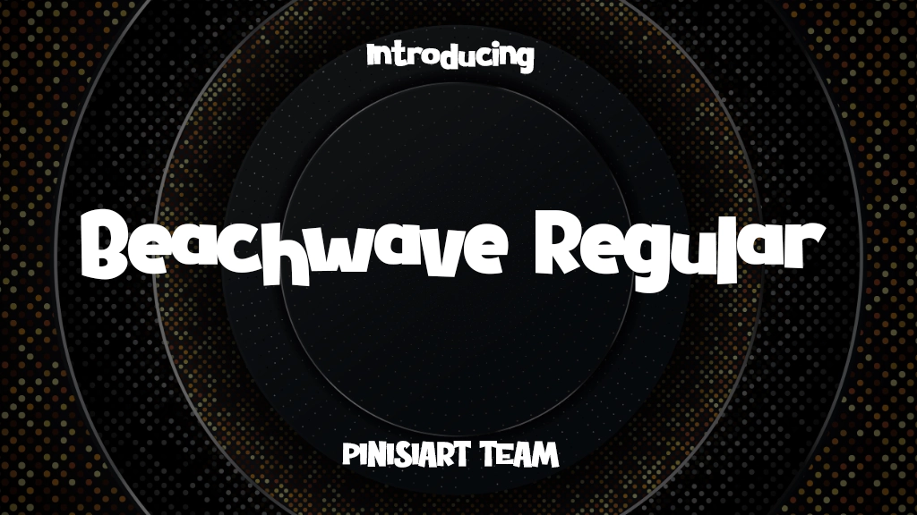 Beachwave Regular Font Sample Image 1