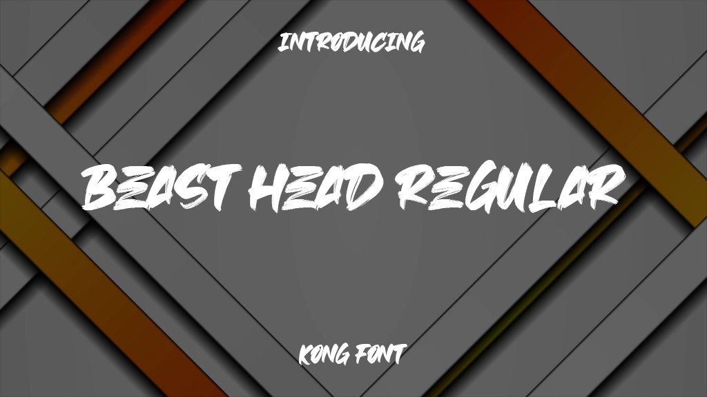 Beast Head Regular Font Sample Image 1