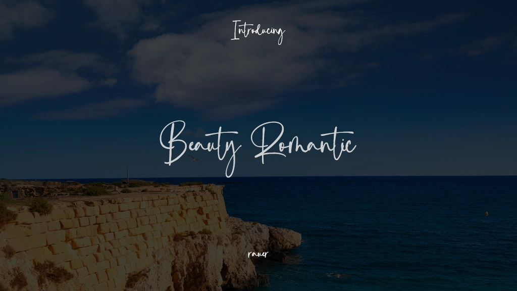 Beauty Romantic Font Sample Images  1