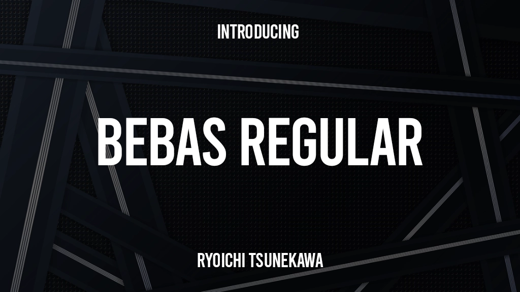 Bebas Regular Font Sample Image 1