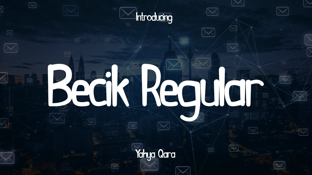 Becik Regular Font Sample Image 1