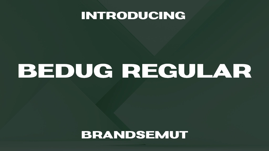 Bedug Regular Font Sample Image 1