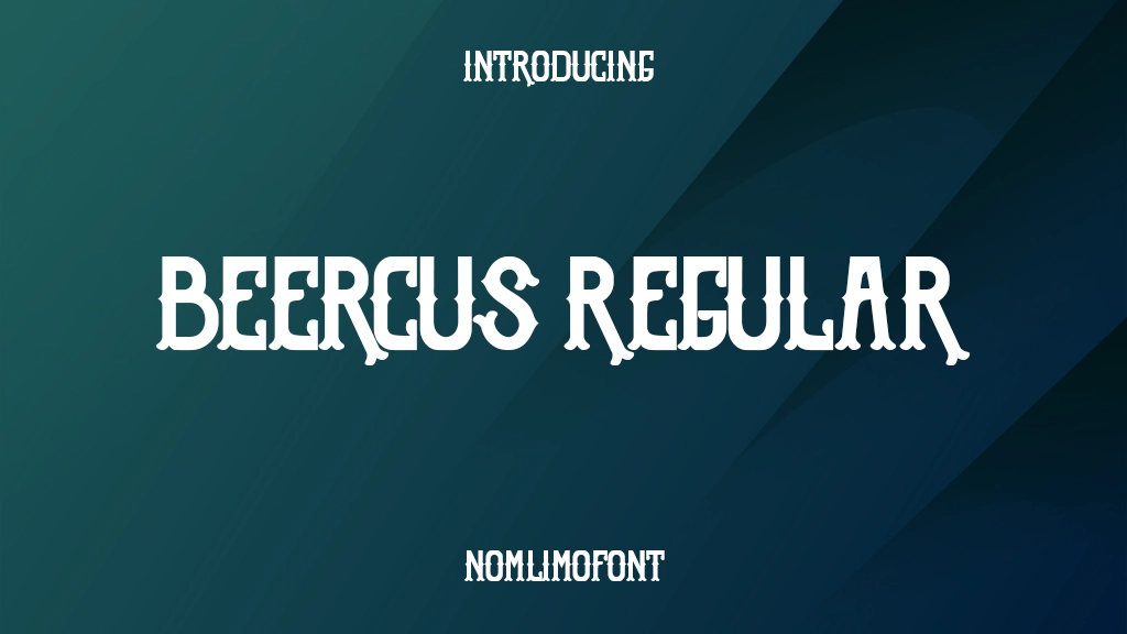 Beercus Regular Font Sample Image 1