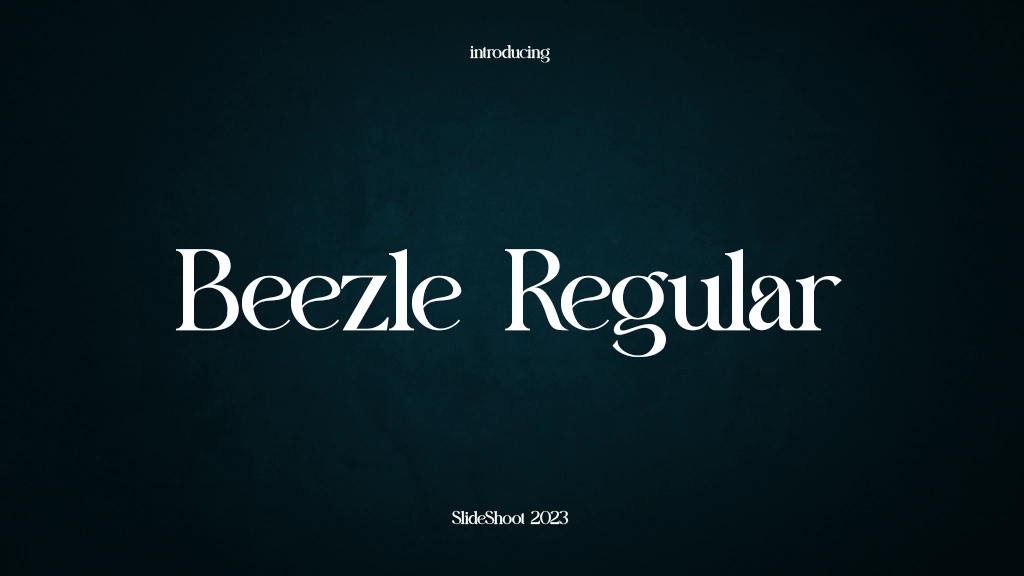 Beezle Regular Font Sample Images  1