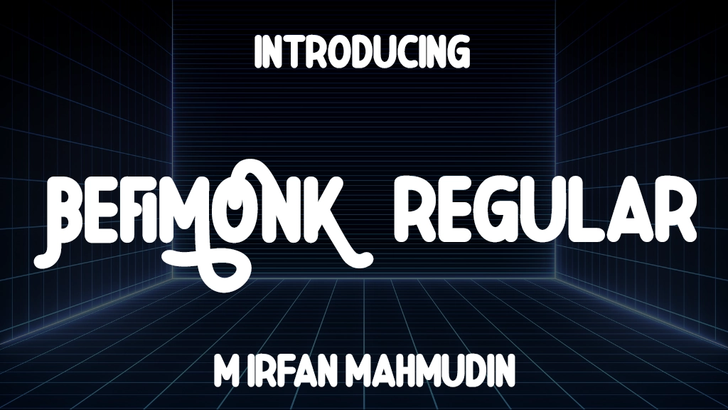 Befimonk Regular Font Sample Image 1