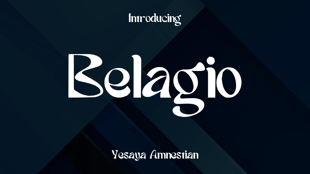 Belagio Font Demo Font Sample Image 1