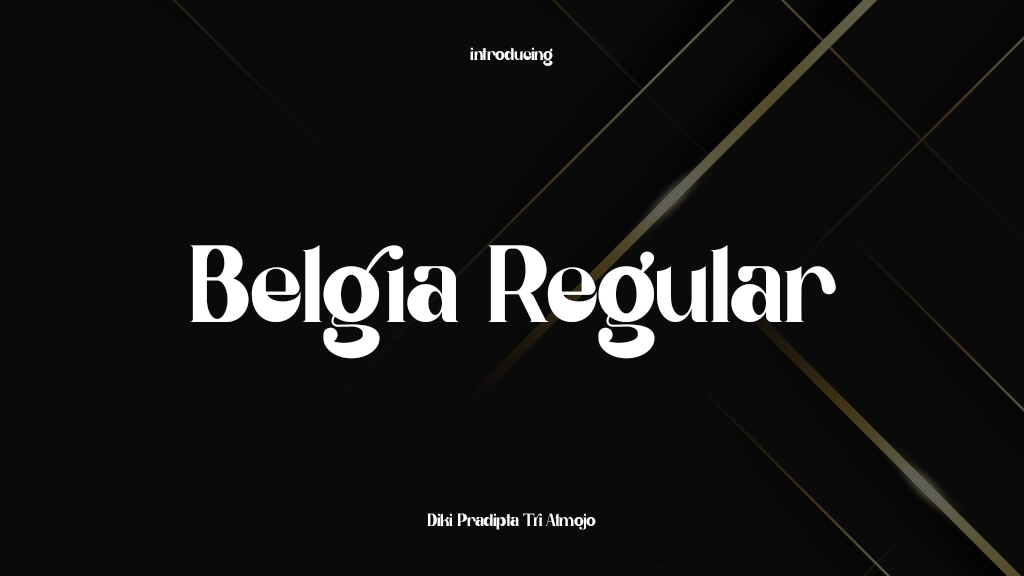 Belgia Regular Font Sample Images  1