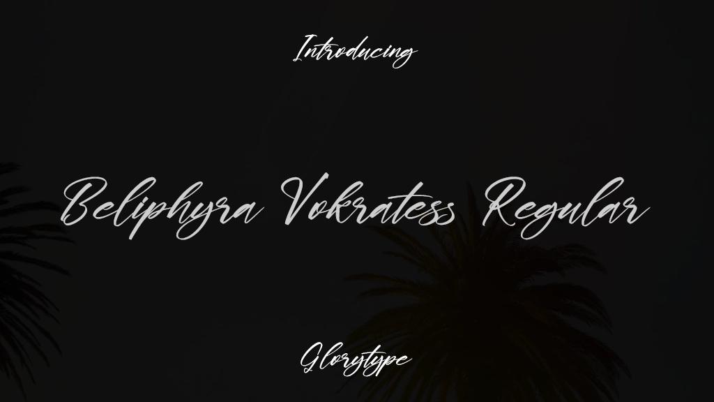 Beliphyra Vokratess Regular Font Sample Images  1