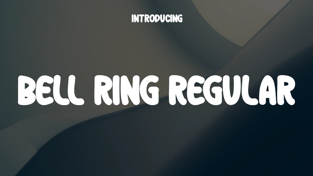 Bell Ring Regular Font Sample Image 1