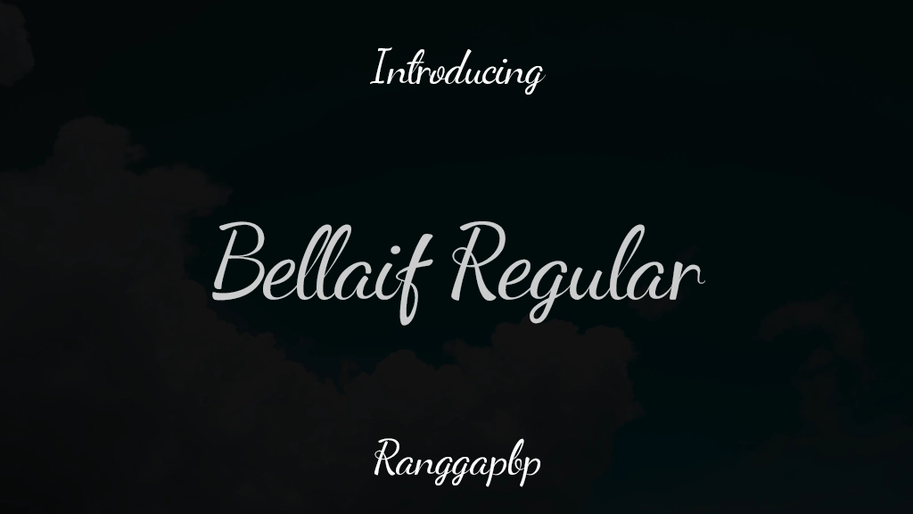 Bellaif Regular Font Sample Images  1