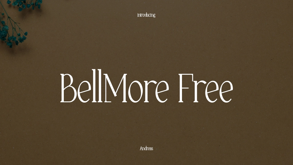 BellMore Free Images d’exemples de polices  1