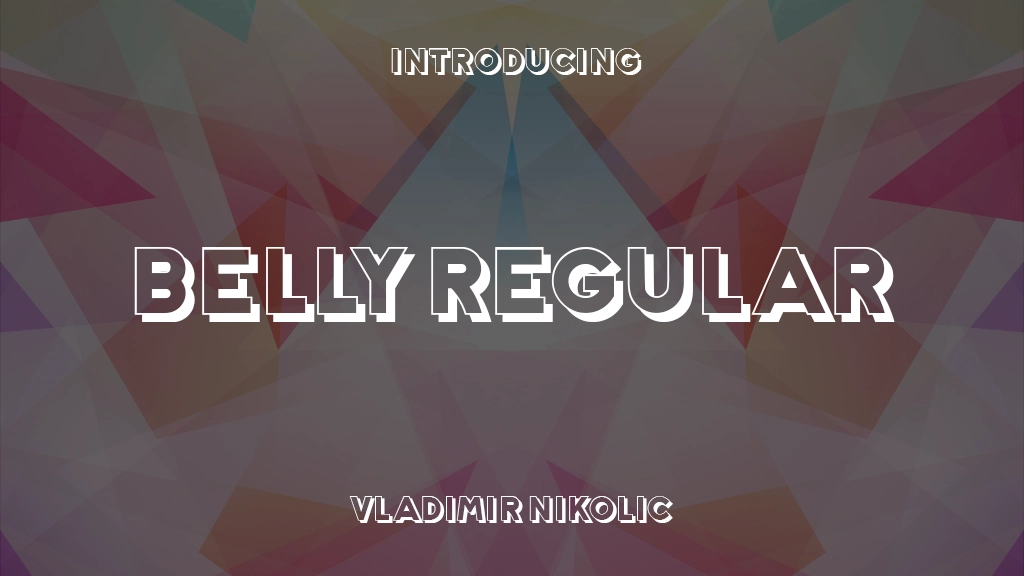 Belly Regular Font Sample Image 1